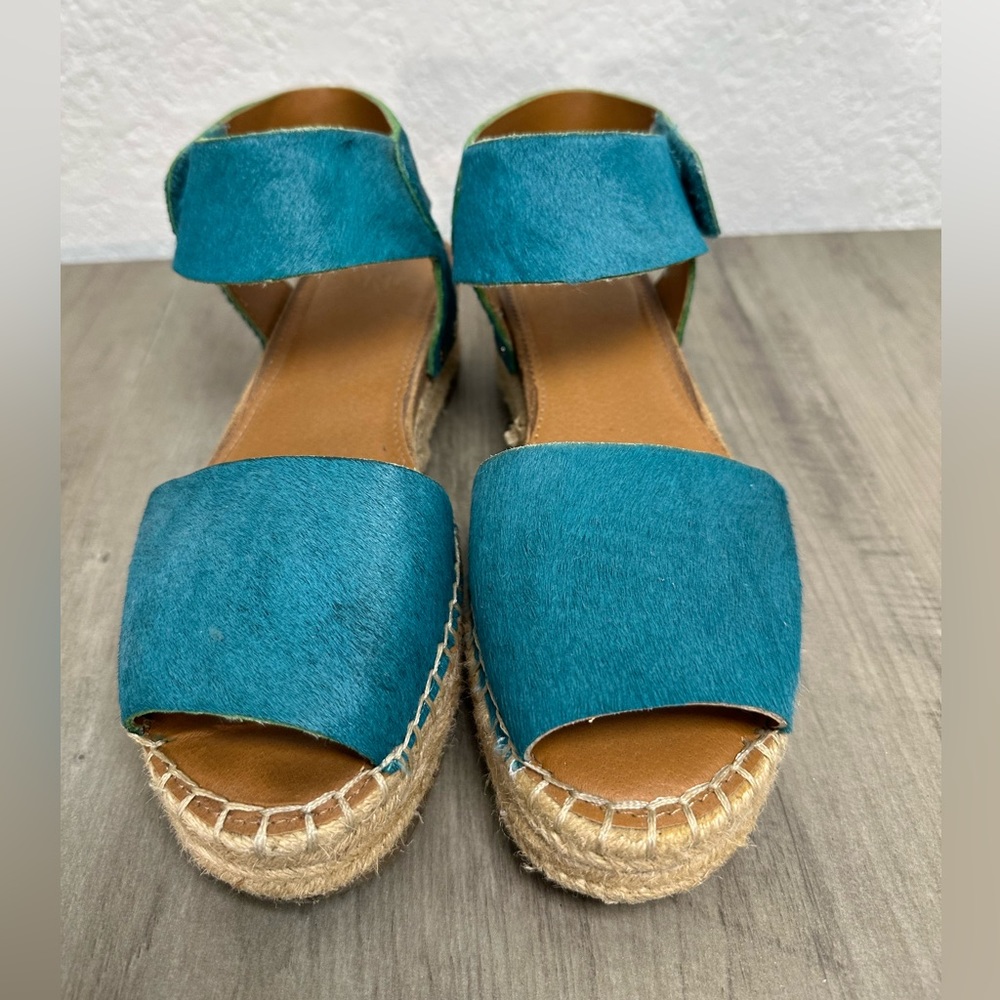 Franco Sarto Teal Espadrilles
